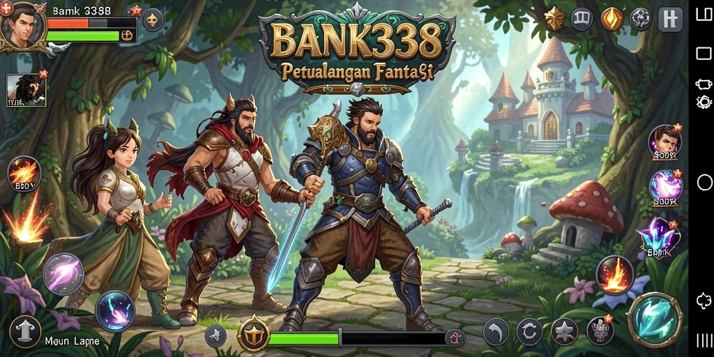 Gameplay menarik dalam dunia RPG penuh petualangan.