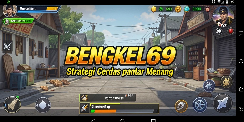 Tampilan menarik gameplay strategi BENGKEL69.