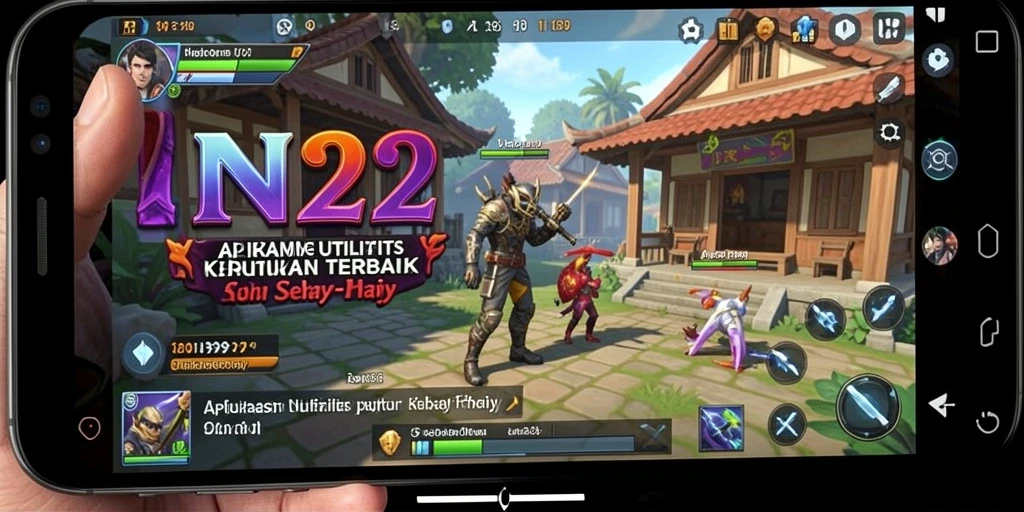 Tampilan antarmuka pengguna aplikasi IN22 yang intuitif.
