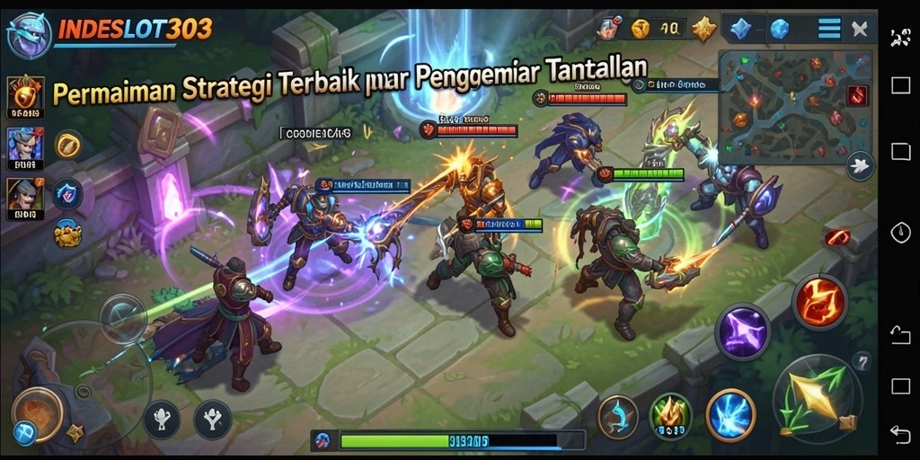 Tampilan screenshot INDESLOT303 yang menunjukkan aksi strategi mendebarkan.