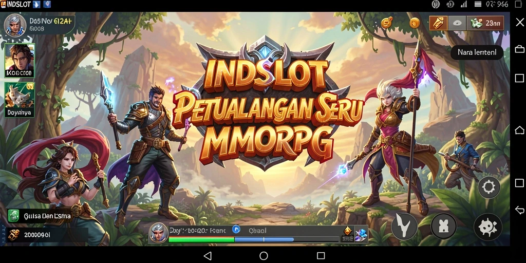 Gambar gameplay INDSLOT dengan aksi seru dan visual menarik.