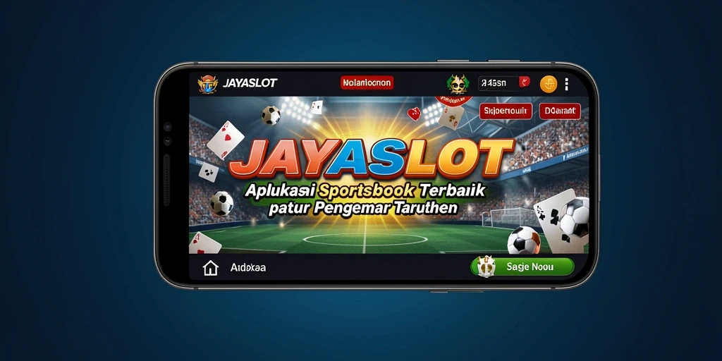 Screenshot JAYASLOT menampilkan antarmuka taruhan olahraga yang menarik.