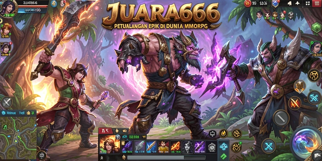 Tampilan gameplay menengangkan di dunia <strong>JUARA666</strong> yang penuh petualangan.