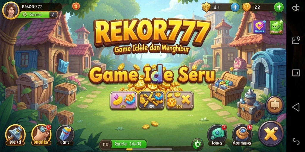 Tangkapan layar menunjukkan gameplay seru dari REKOR777.