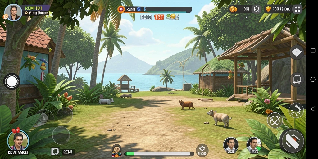 Tampilan gameplay <strong>REMI101</strong> yang menawan dan menghibur.