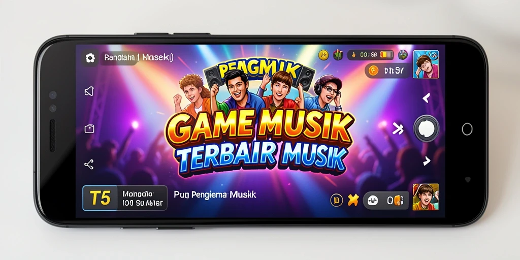 Tampilan gameplay T6 yang menarik saat memainkan lagu favorit.