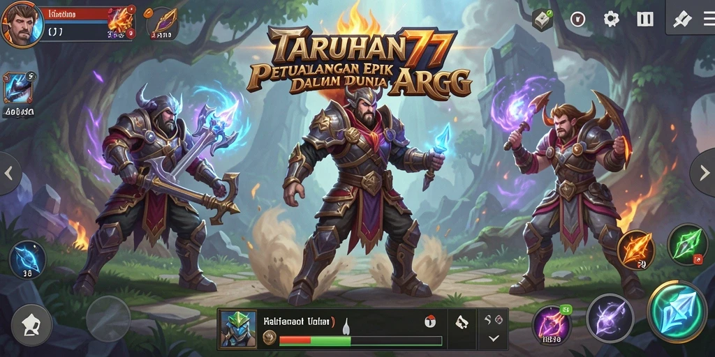 Tampilan gameplay TARUHAN77 yang memukau dan penuh aksi ARPG.